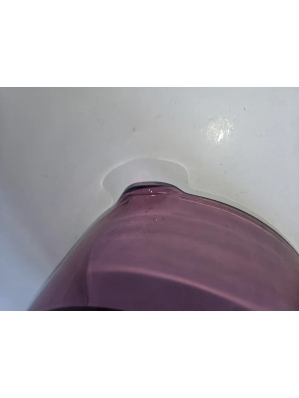 Vintage Vision Corning PYREX Cranberry Glass 1L Sauce Pan Pot Pour Spout SG3